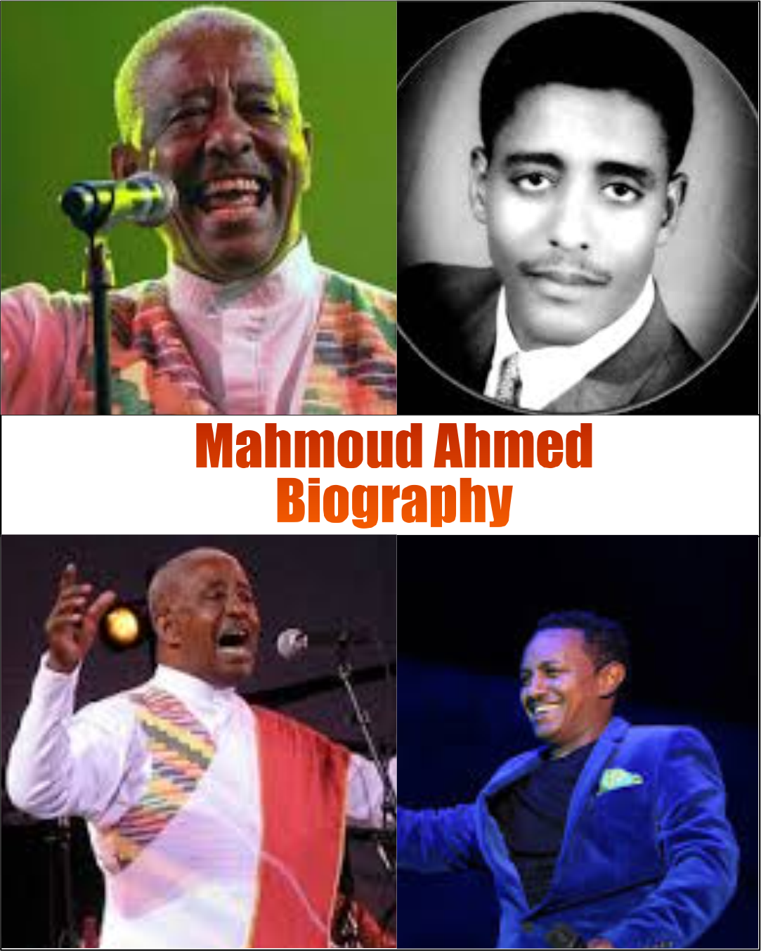 Mahmoud Ahmed Biography